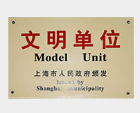 上海市人民政府頒發(fā)文明單位