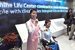 世博會(huì)生命陽光館最美麗的講解員