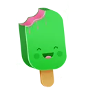 簡(jiǎn)約綠色雪糕分割線